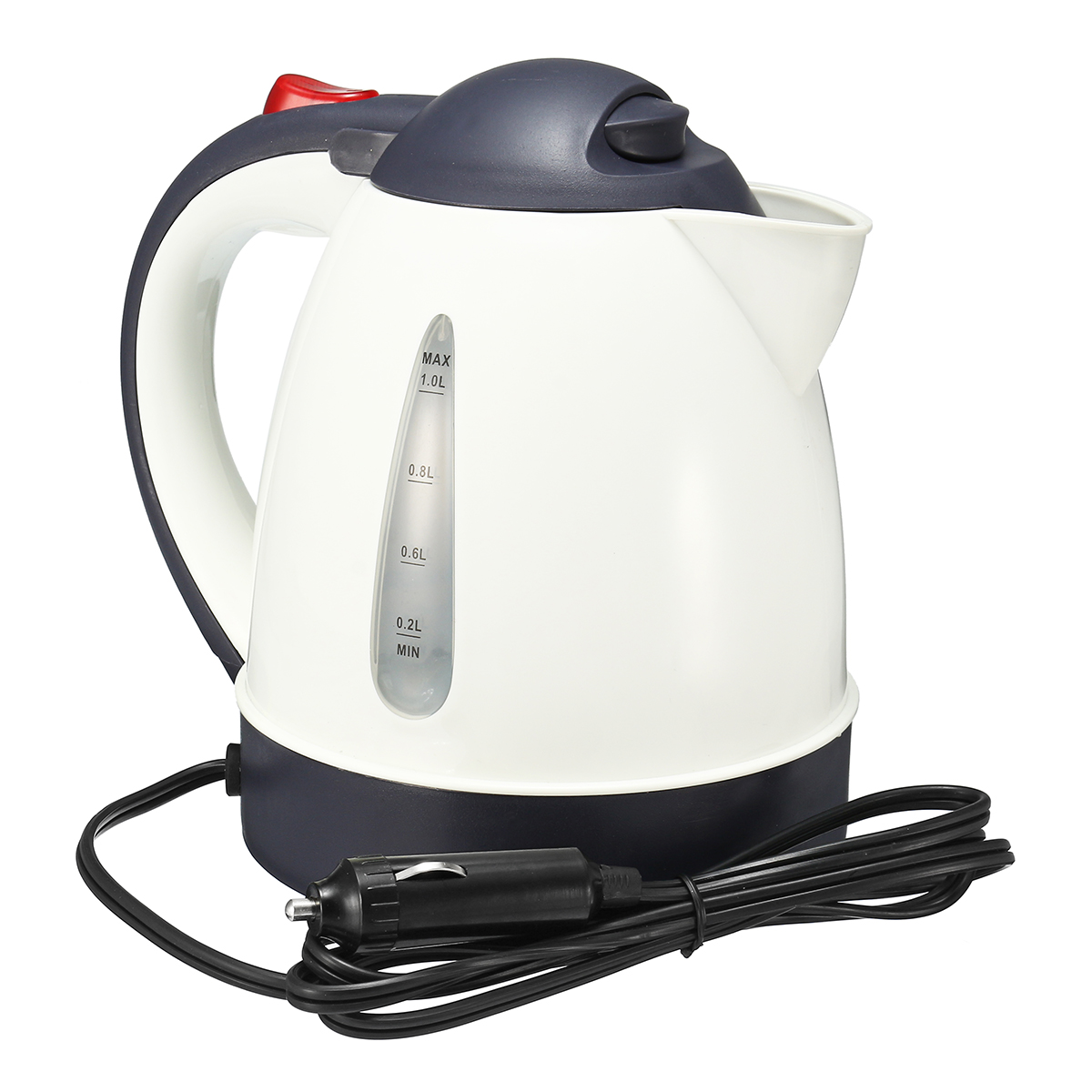 Ấm Đun Nước Bình Đun Nước 12V Trên Ô Tô cao cấp Dung tích: 1000 ml ấm đun nước siêu tốc trên ô tô 12V 24V.