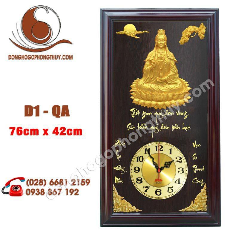 Đồng hồ treo tường hình phật