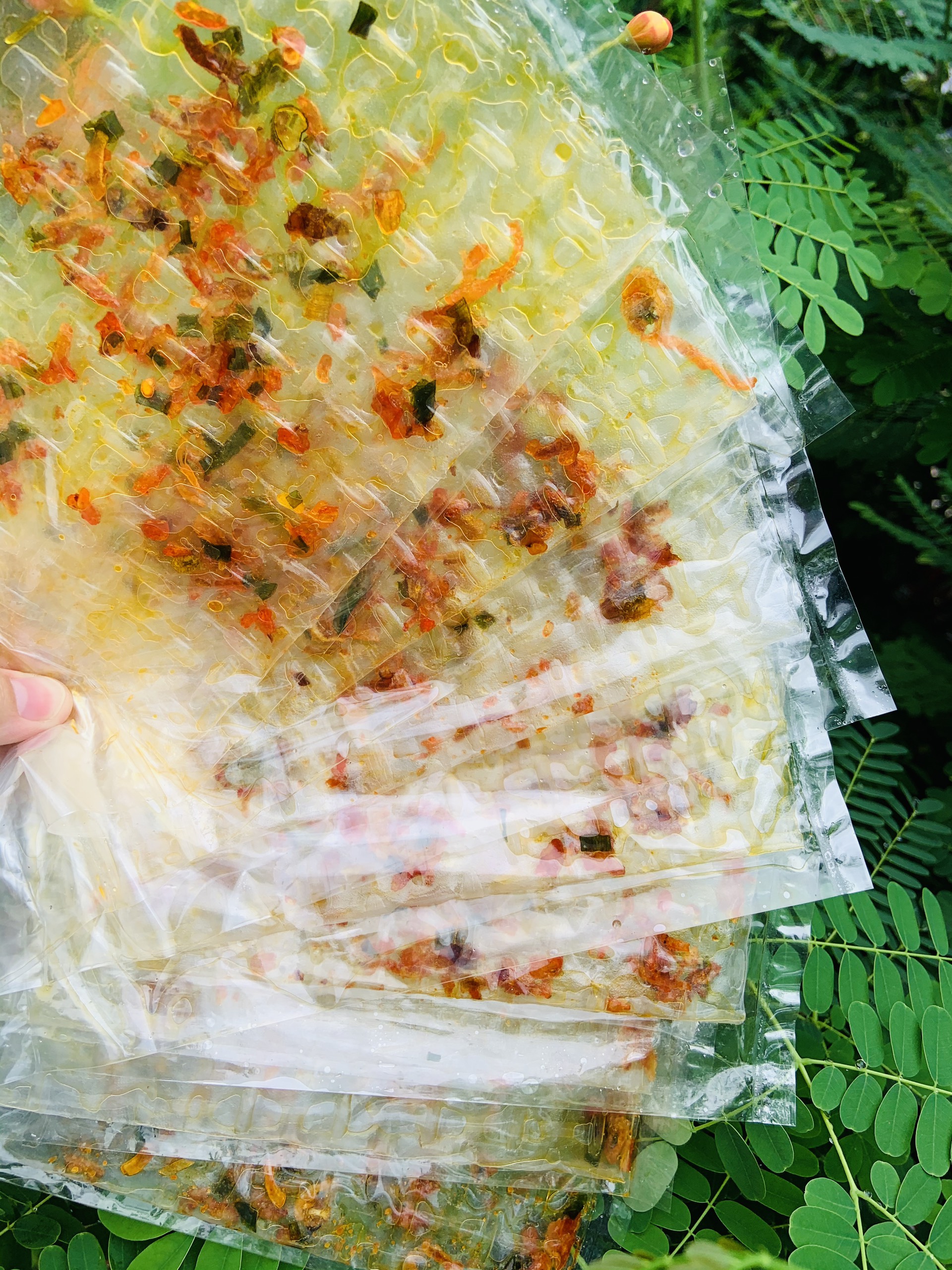 Bánh tráng tép hành