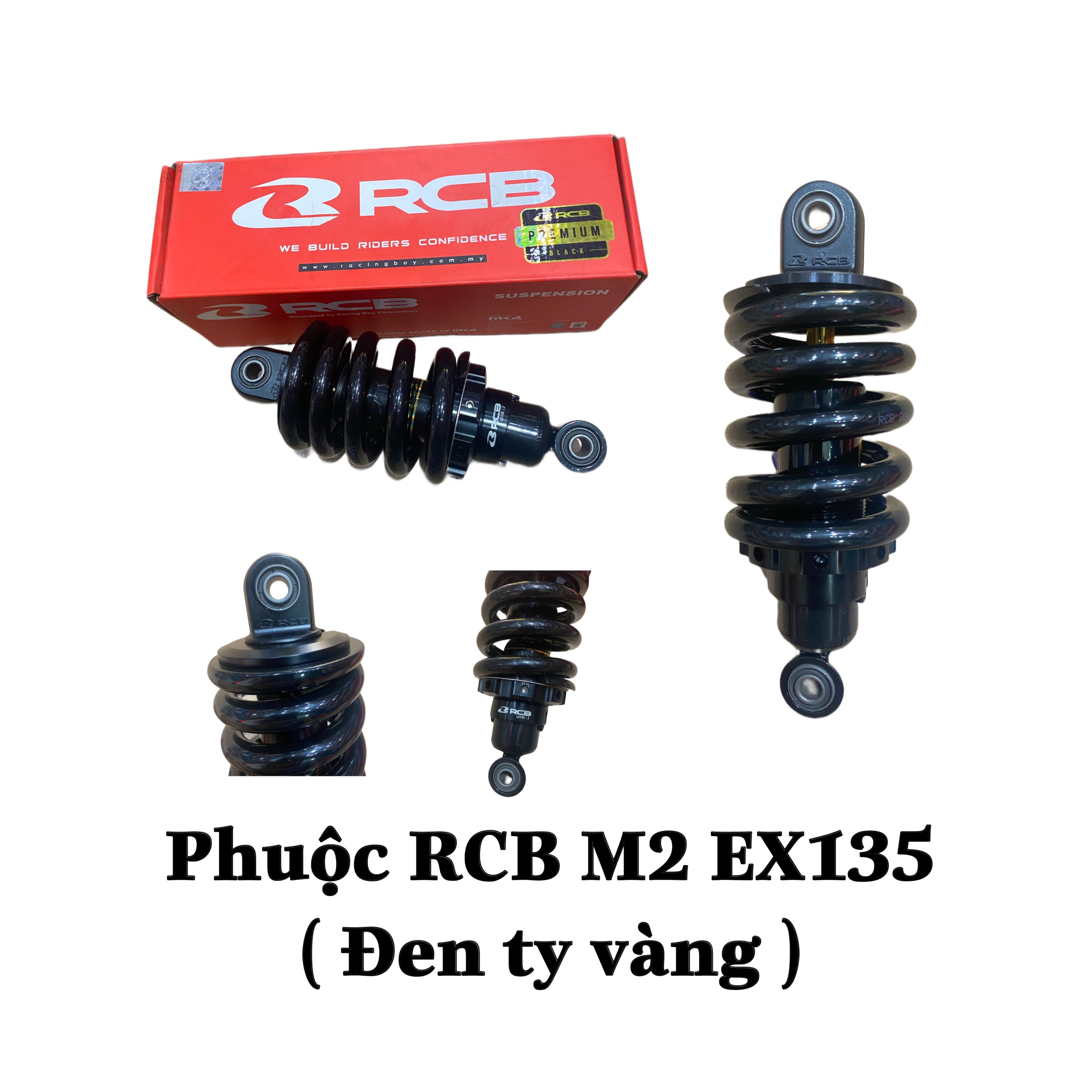 Phuộc rcb ex 135 mẫu m2 - dùng cho tất cả các đời ex 135