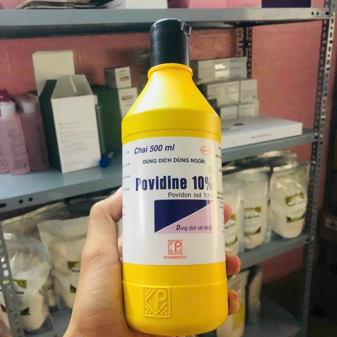 Dung dịch Povidine 10% Pharmedic sát trùng 500ml