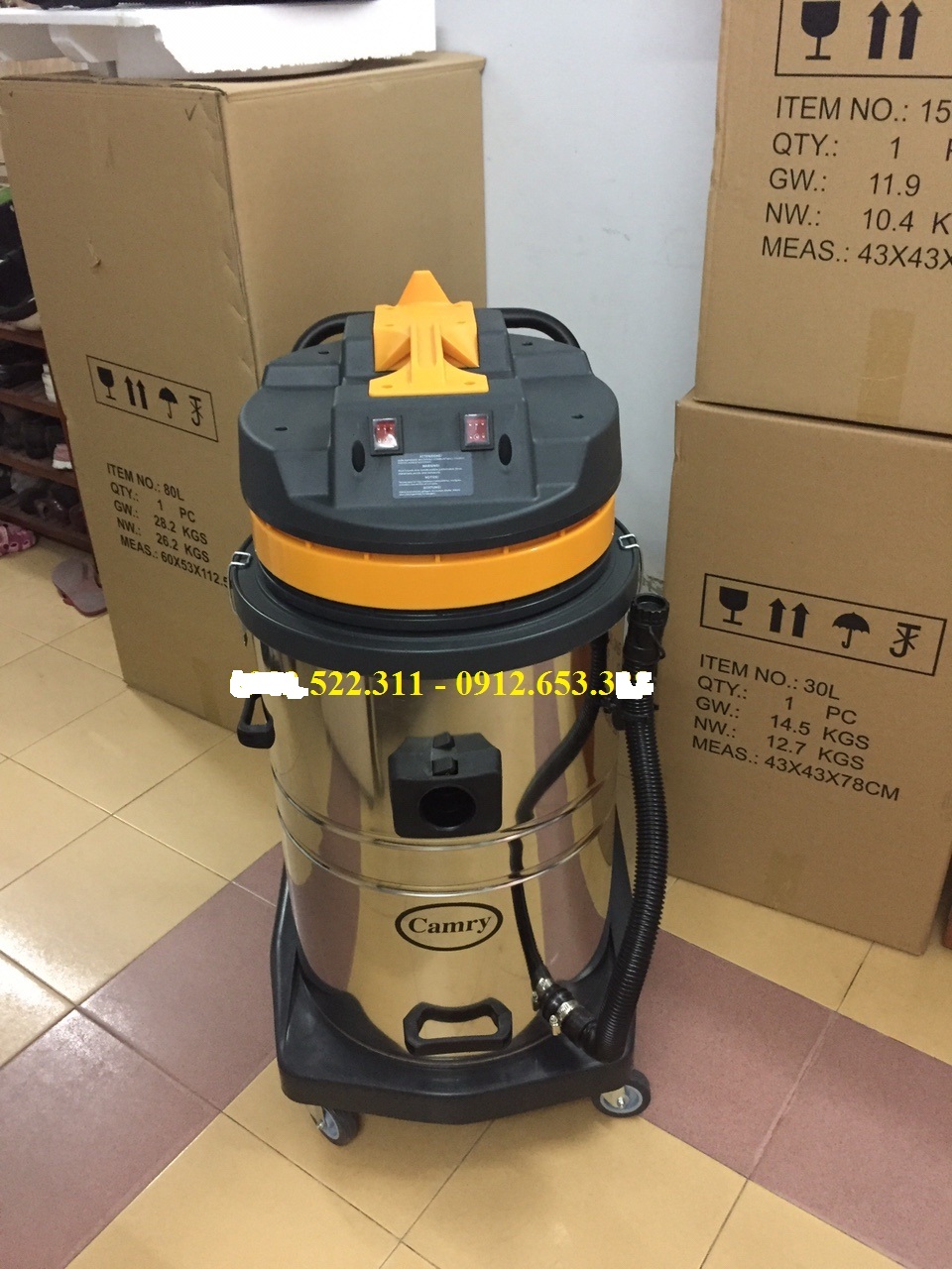 Máy hút bụi công nghiệp CAMRY BF-580 (70L)