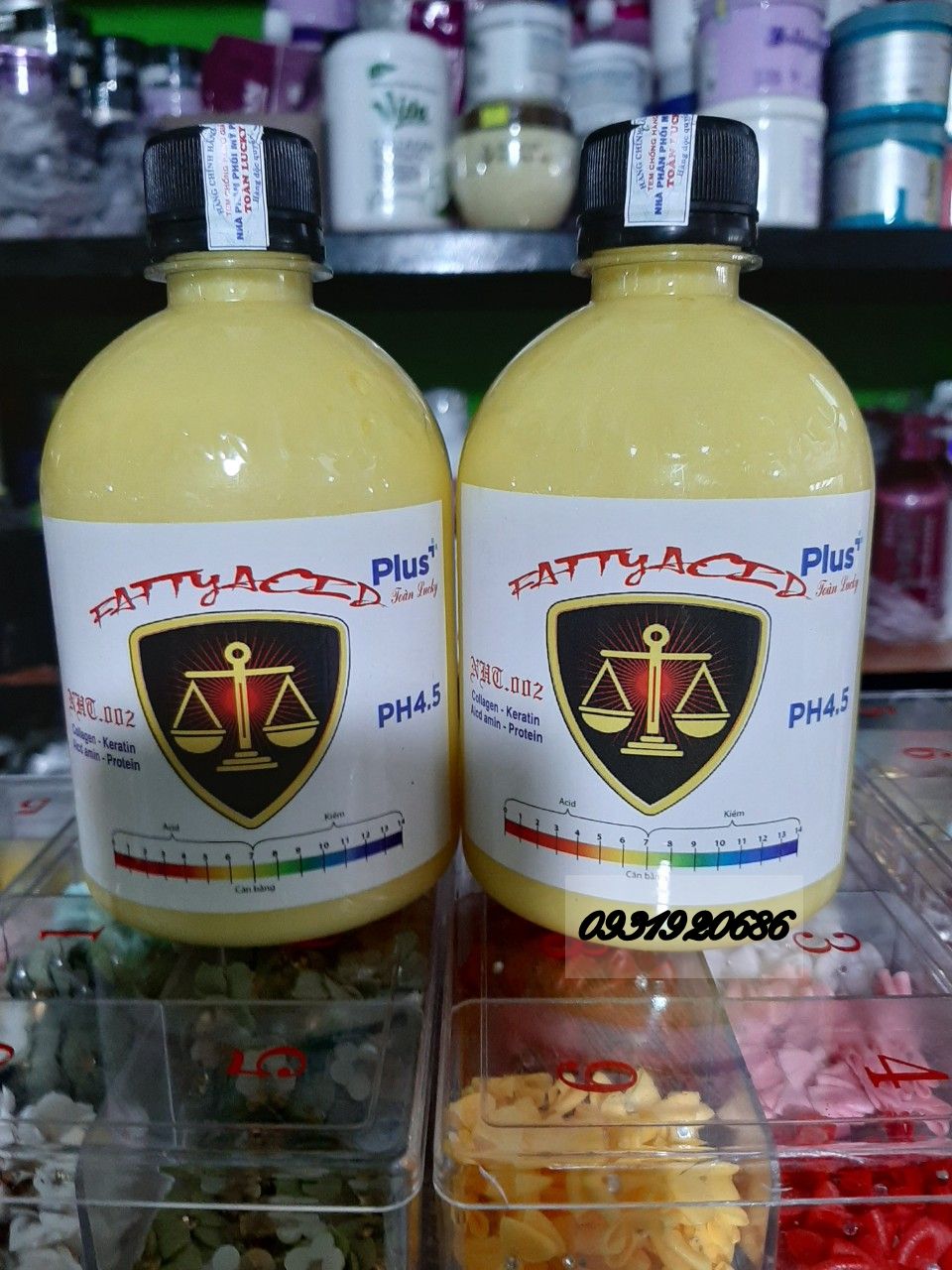 Axit béo plus sản phẩm hỗ trợ cho hóa chất trong làm tóc
