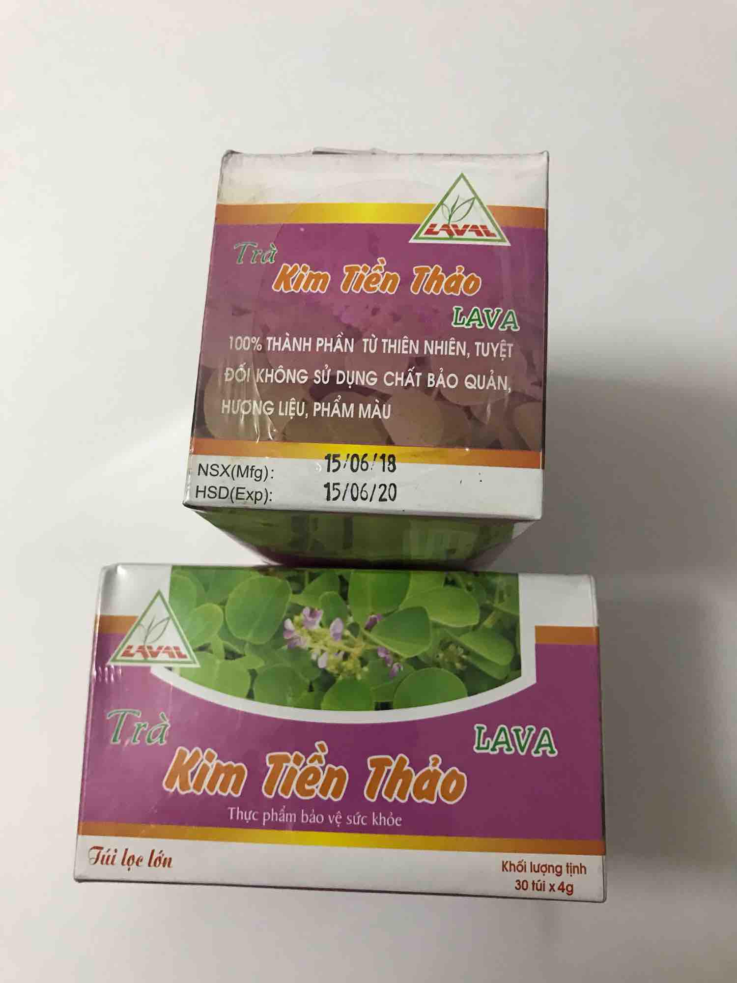 Bộ 2 hộp trà kim tiền thảo lava