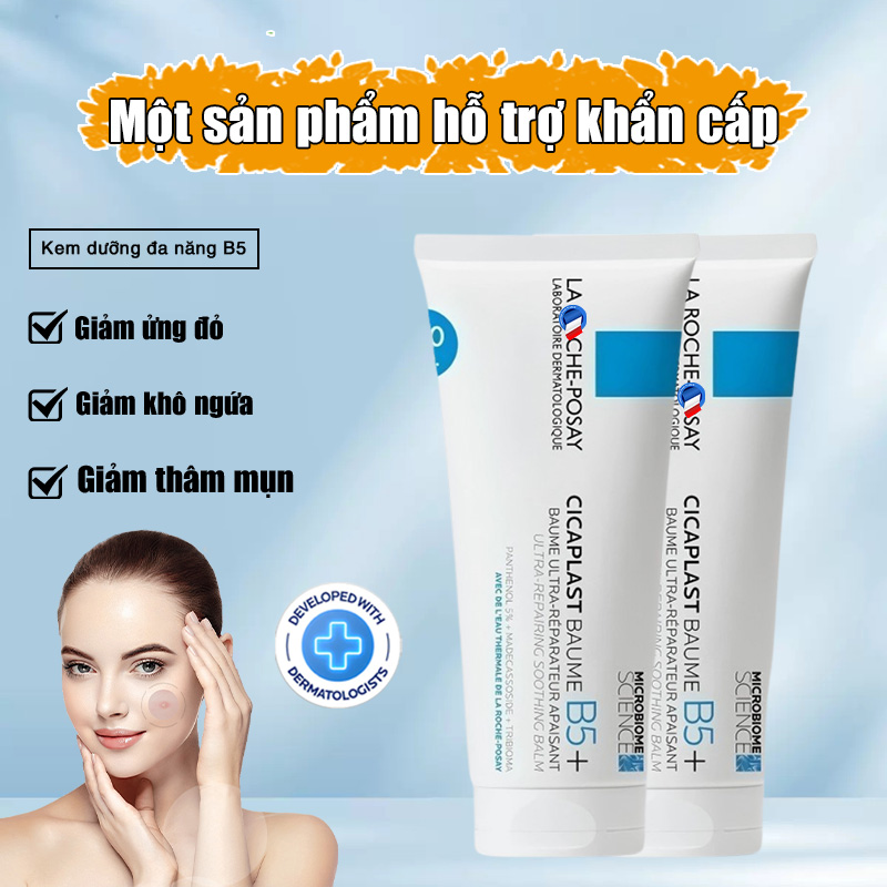 🔥100% hàng thật🔥La Roche-Posay Cicaplast Baume B5+ 100ml Kem phục hồi giúp phục hồi da sau Làm dịu tức thời Dưỡng ẩm