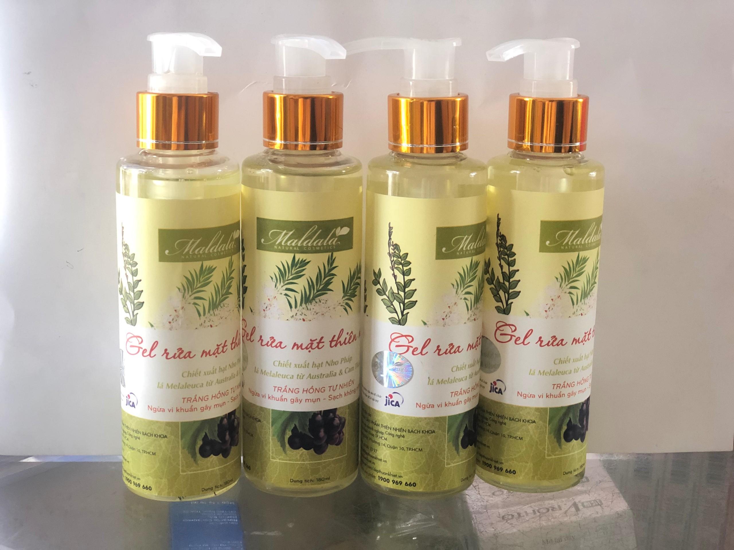 GEL RỬA MẶT THIÊN NHIÊN MALDALA CHIẾT XUẤT NHO PHÁP 180ML ĐẠI HỌC BÁCH KHOA TP HCM