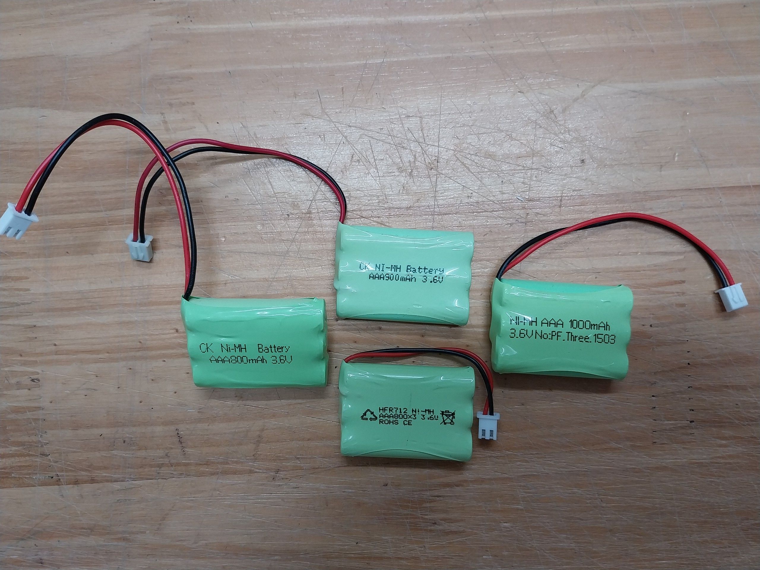 Pin sạc aaa điện áp 3.6v dung lượng 800mah 1000mah không có jack