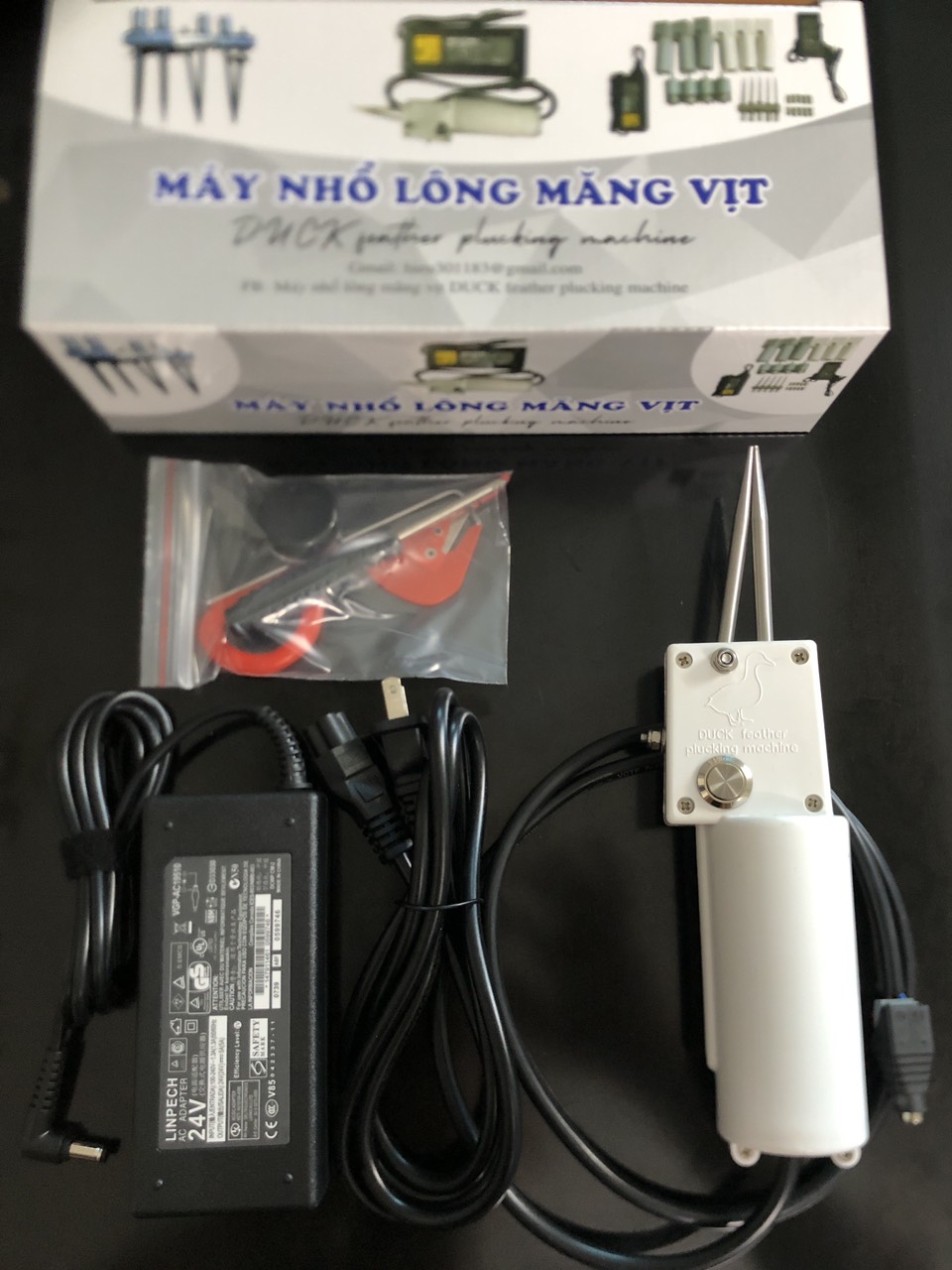 Máy nhổ lông măng vịt cầm tay