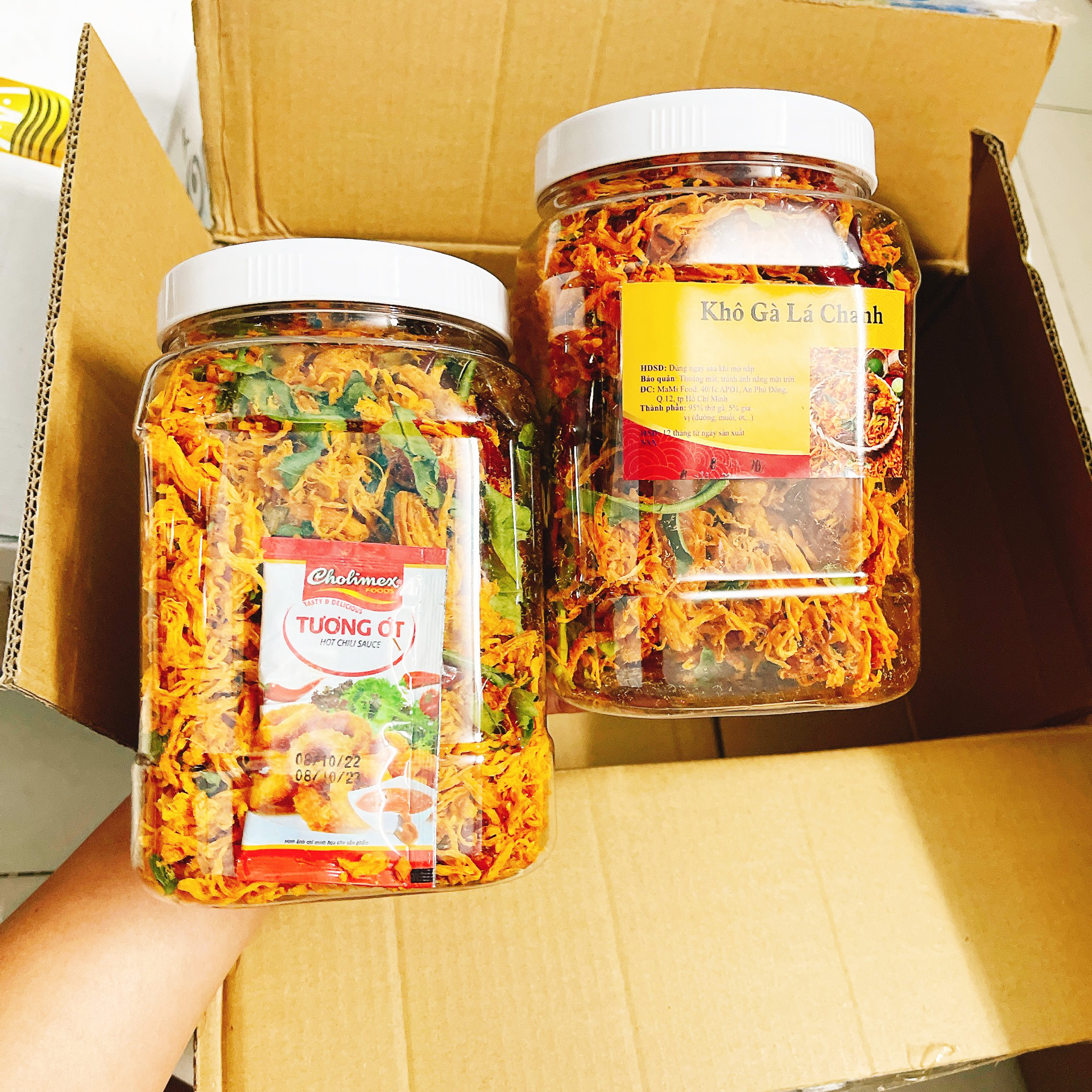 500g khô gà lá chanh loại 1 mtfood