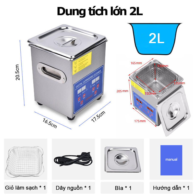 Ultrasonic jewelry cleaner, 30L ultrasonic cleaning machine, Cleaning laboratory beakers, cleaning medical equipment, washing fruit, washing seafood - 5