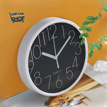 Đồng hồ treo tường chữ nổi size nhỏ 20cm sang trọng