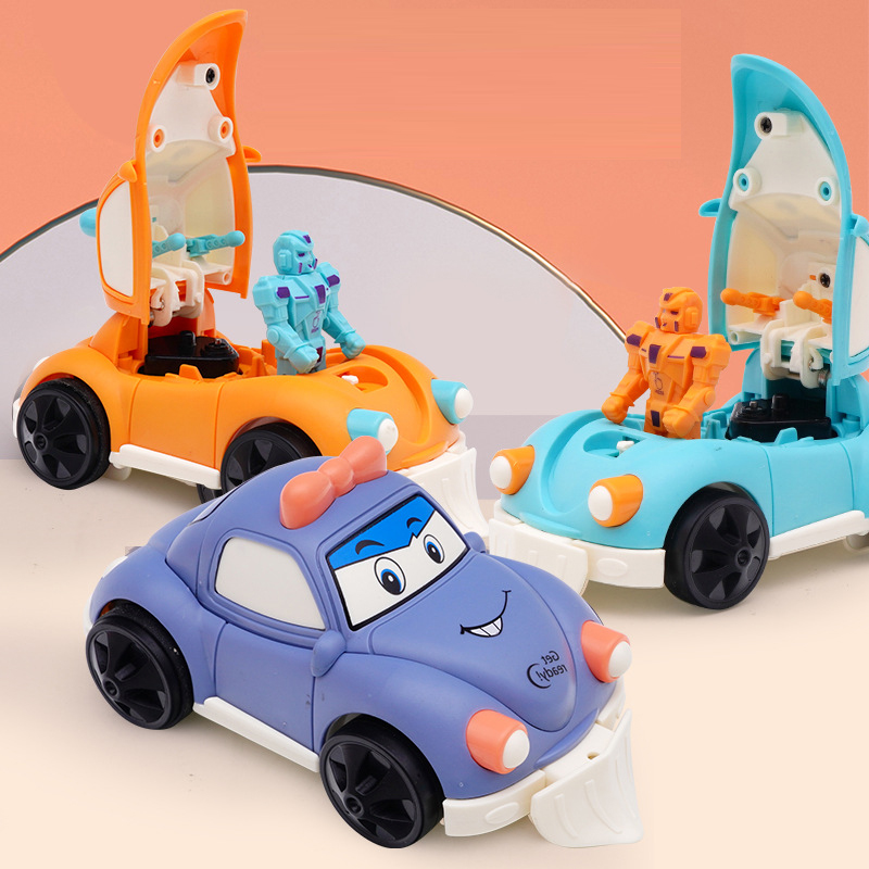 [HCM][FREE SHIP TOÀN QUỐC] Xe Hơi Đồ Chơi Biến Hình  Đồ Chơi Robot Mô Hình Một Bước Mô Hình Xe Biến Dạng, 2 Trong 1