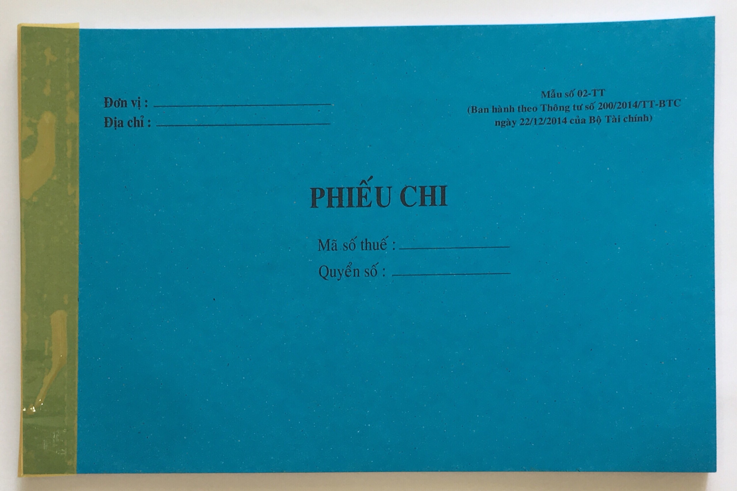 Phiếu Thu Chi Ford