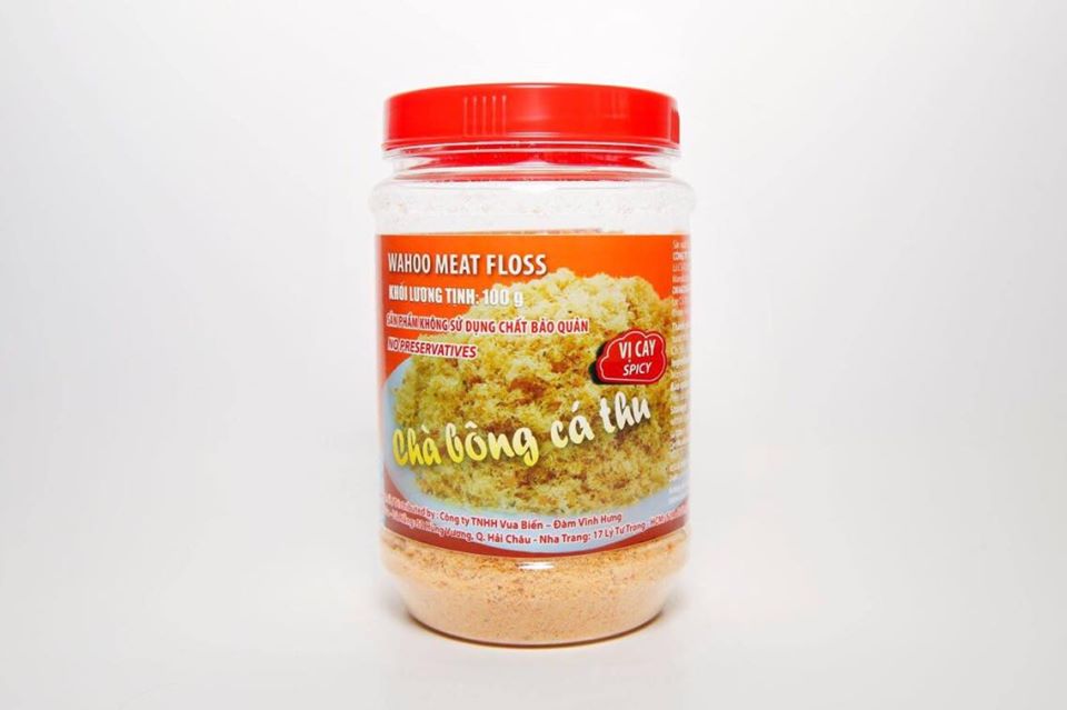 Chà bông cá thu sạch thương hiệu vua biển Mr Đàm Vĩnh Hưnghộp 100gr