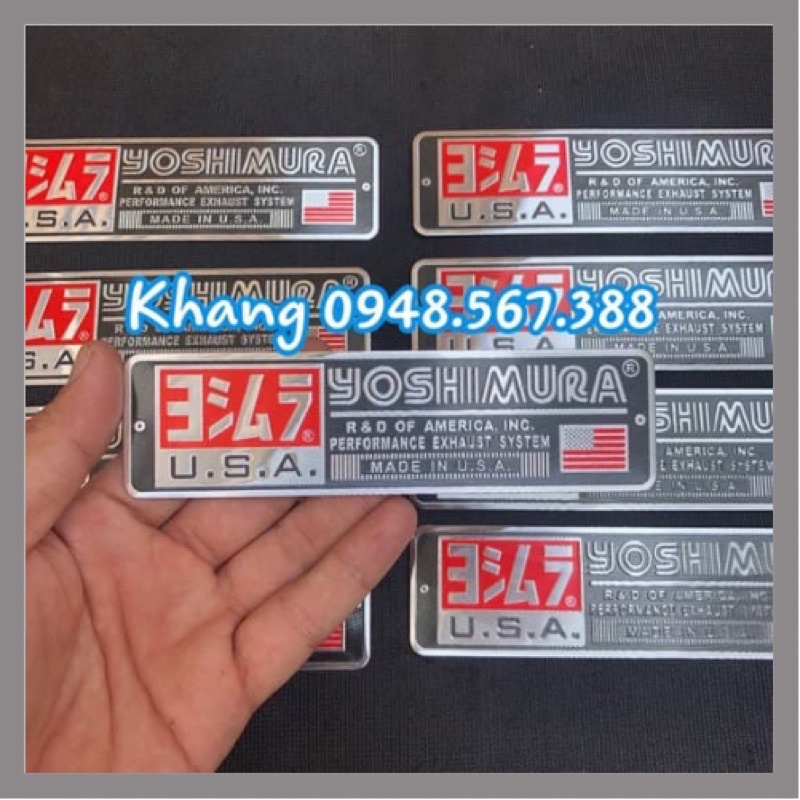 Tem yoshimura / tem dán pô yoshimura full keo