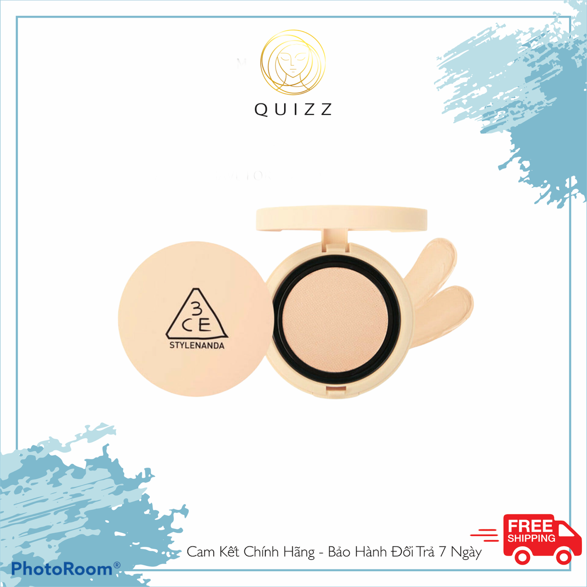 Kem Nền Dạng Cushion 3.C.E Mesh Foundation_Quizz Cosmetics