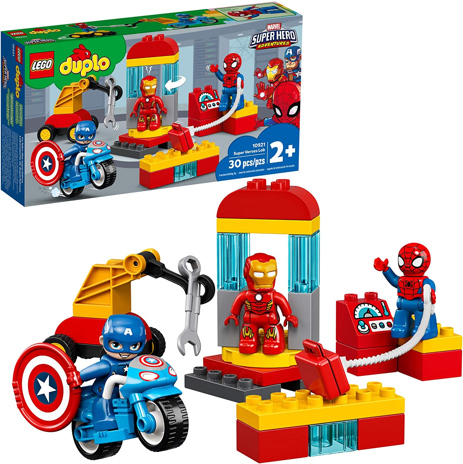 Hộp Hoàn Hảo Lego Duplo Superhero Lab 10921 Marvel Avengers Đồ Chơi Xây  Dựng Siêu Anh Hùng Và Bộ Đồ Chơi Giáo Dục Mầm Non (29 Miếng) | Lazada.Vn