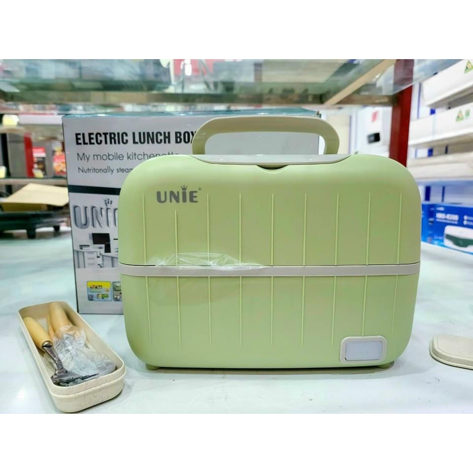 Hộp cơm cắm điện cao cấp Unie UV,1.5L công suất 300W nấu cơm nhanh chóng BH chính hãng 12 tháng