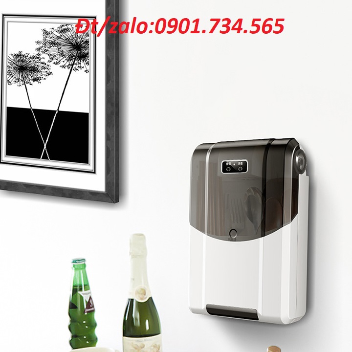 Máy sấy và khử khuẩn đũa thìa bằng tia UV - Hộp sấy và khử khuẩn đũa thìa - dụng cụ nhà bếp