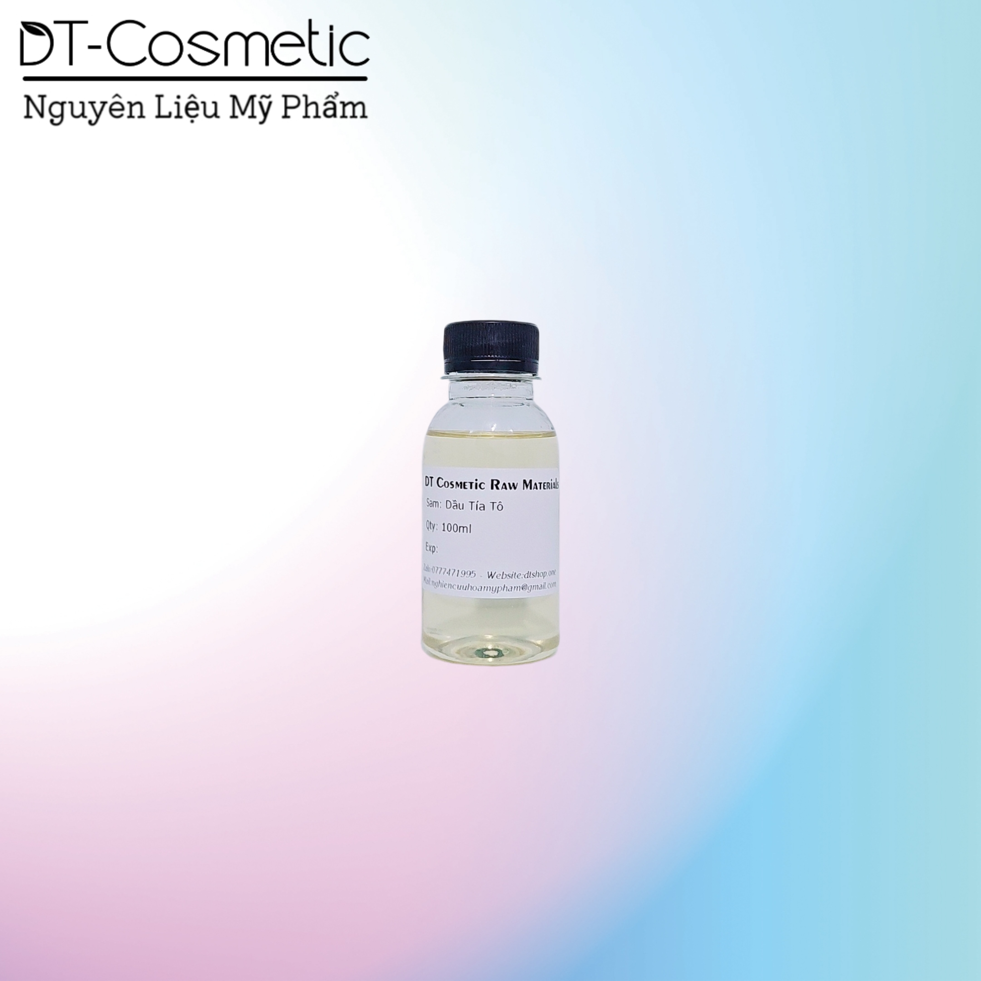 100ml/1l dầu hạt tía tô - nguyên liệu mỹ phẩm