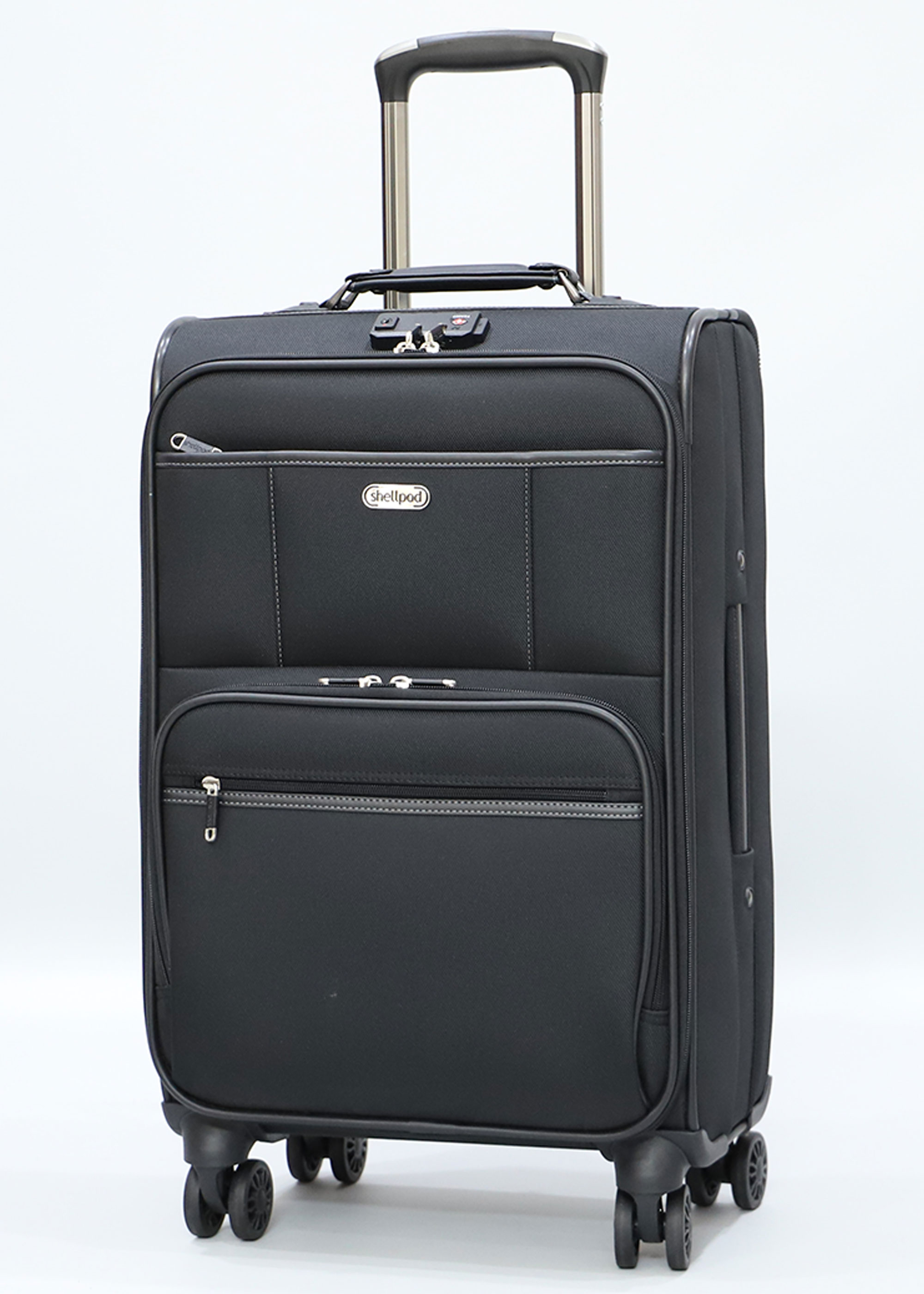 Vali vải du lịch Vali xách tay Vali vải kéo cao cấp Vali kéo Vali size 24   Vali cabin Vali Beatas Vali khóa TSA Vali 4 bánh Shellpod SSC-20 size M ( 24 inch )