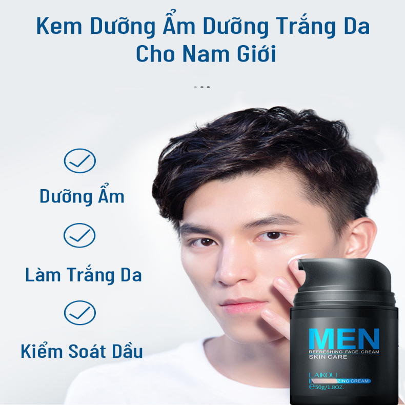 Kem dưỡng ẩm làm trắng da FOR MEN Cho Nam Chống Nếp Nhăn Chăm Sóc Che Khuyết Điểm chống lão hóa mờ thâm nám phục hồi làn da
