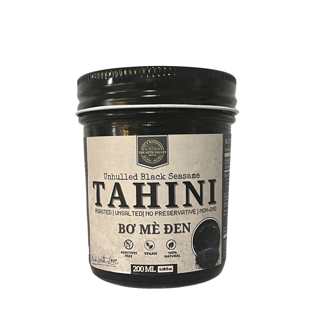Bơ hạt mè nguyên chất, ăn chay, ăn kiêng, thơm ngon, tốt cho sức khỏe - tahini butter the nuts valley 200g