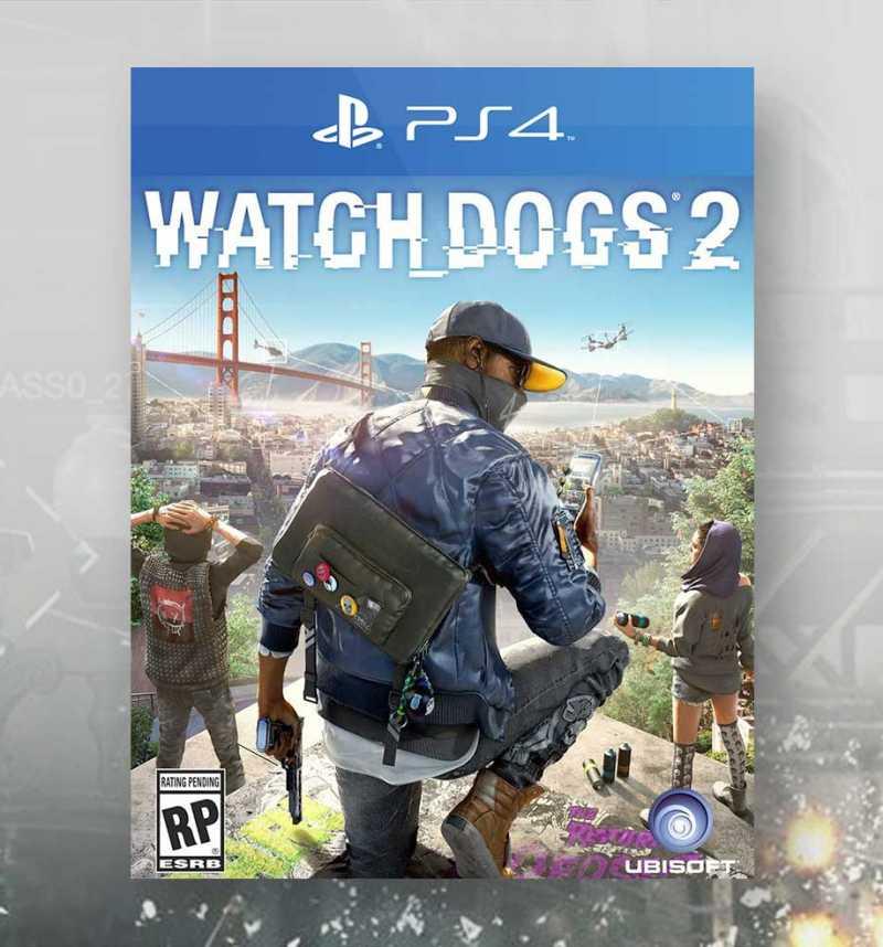 Đĩa trò chơi điện tử ps4 watch dogs 2