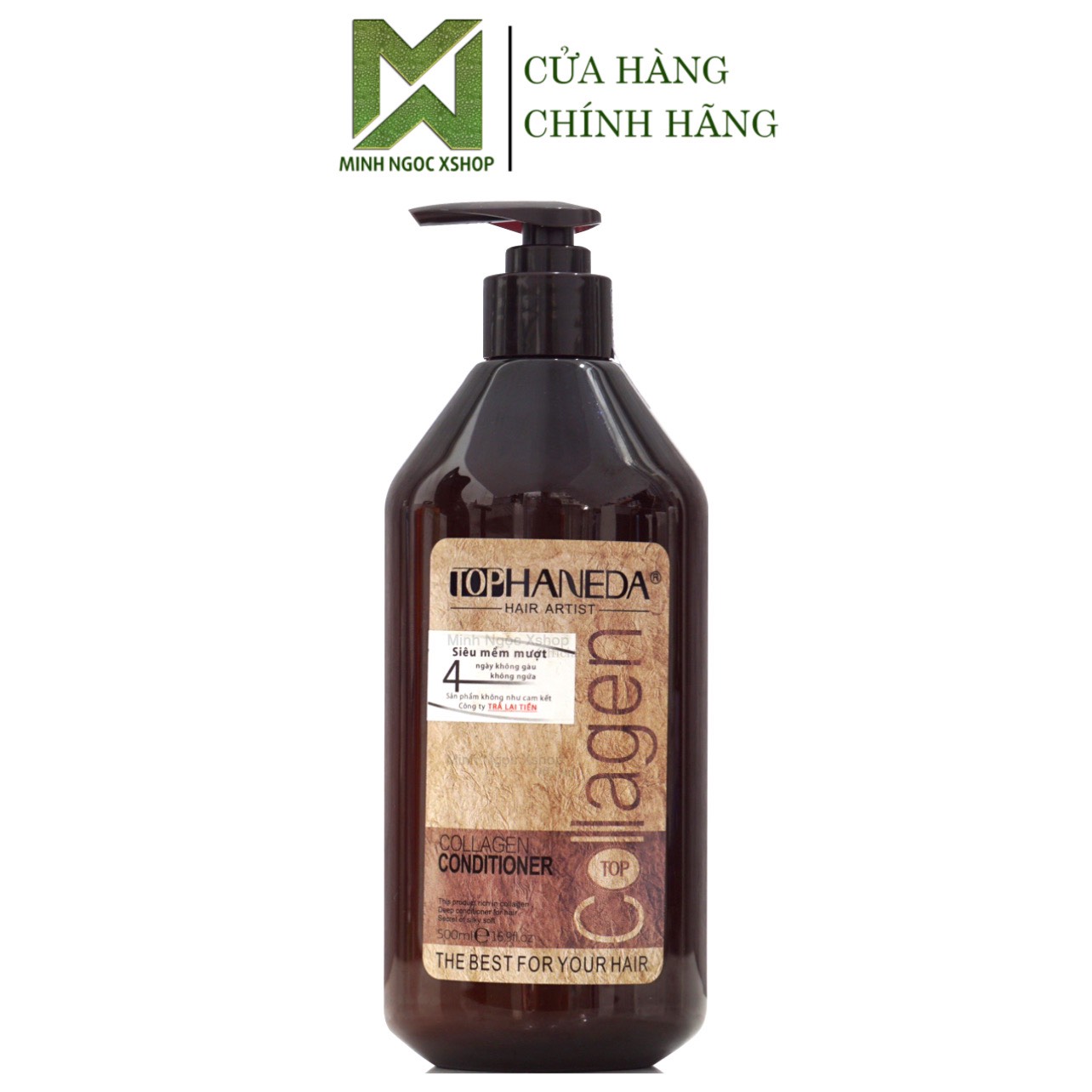 Dầu xả phục hồi tóc hư tổn Top Haneda Collagen 500ML