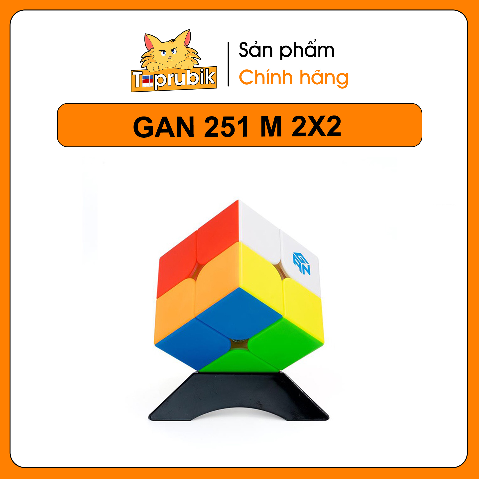Rubik gan 251 m pro / air / leap có nam châm cao cấp chính hãng rubic 2x2 chính hãng gan