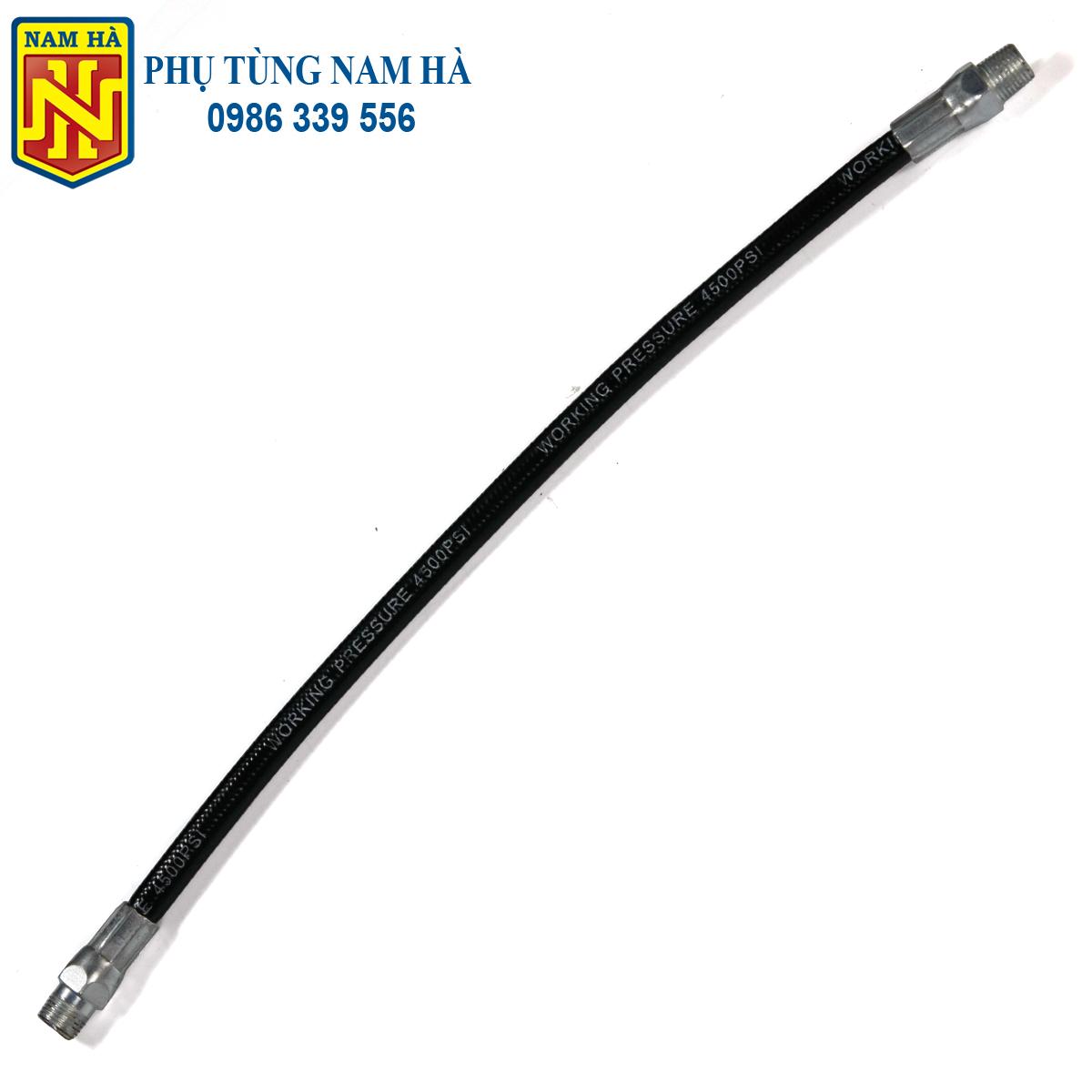 Ống dây bơm mỡ bò mềm M8x300 dây bơm áp lực cao hàng xịn vòi bơm mỡ mềm ống bơm mỡ mềm ống dây bơm mỡ mềm
