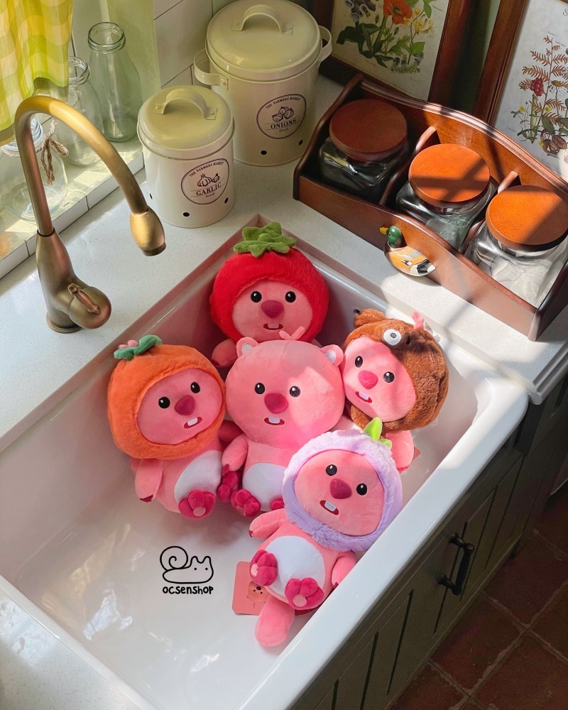 Gấu bông Loopy cosplay