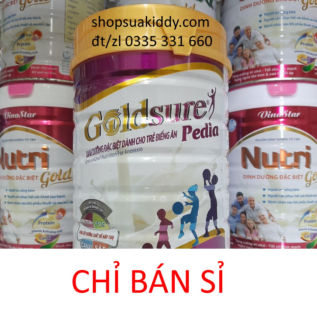 Sữa biếng ăn Goldsure Pedia NC 900g dành cho trẻ trên 1 tuổi (kiddy1234)