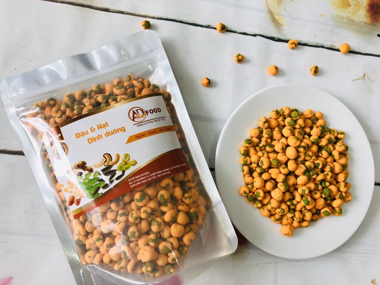 500G ĐẬU HÀ LA SẤY PHÔ MAI SIÊU NGON