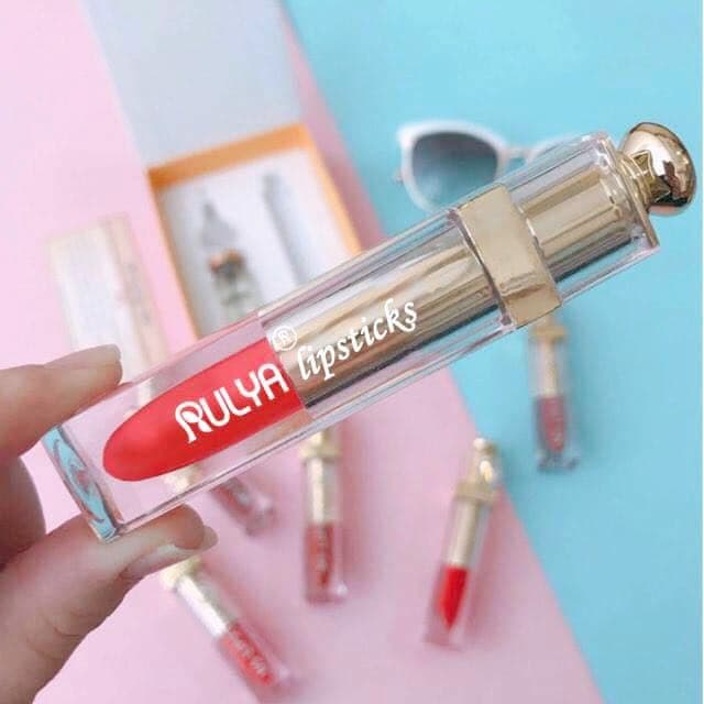 Son kem đỏ cam rulya lipstick