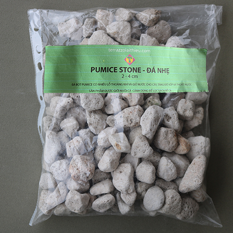 Đá bọt - đá pumice size 2-4cm (5kg) nhập khẩu trồng cây, dùng để lọc bể cá thủy sinh giá rẻ chất lượng