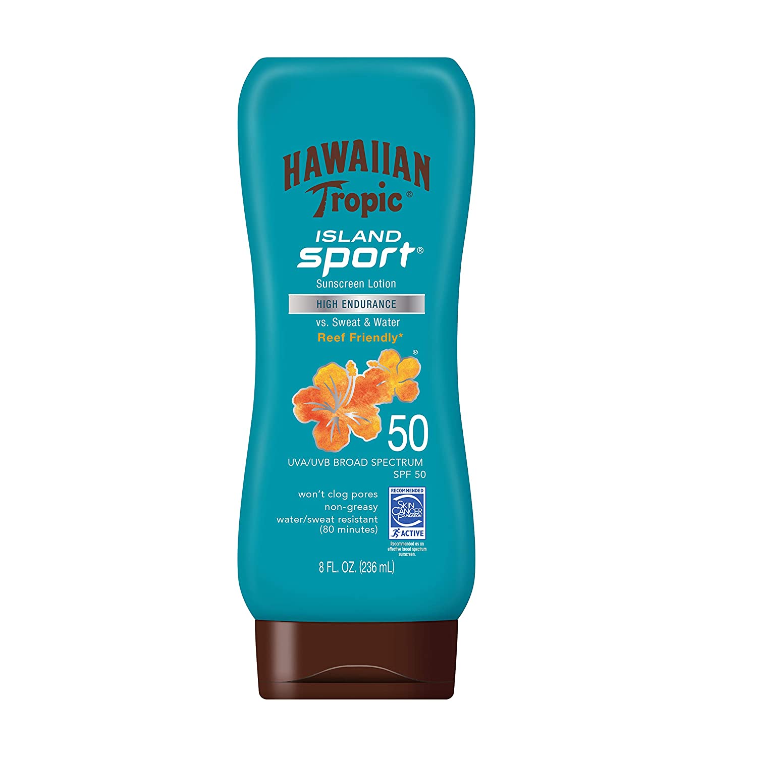 Kem chống nắng thể thao Hawaiian Tropic Island Sport Broad Sprectrum Sunscreen Lotion SPF30/SPF50 236ml (Mỹ)