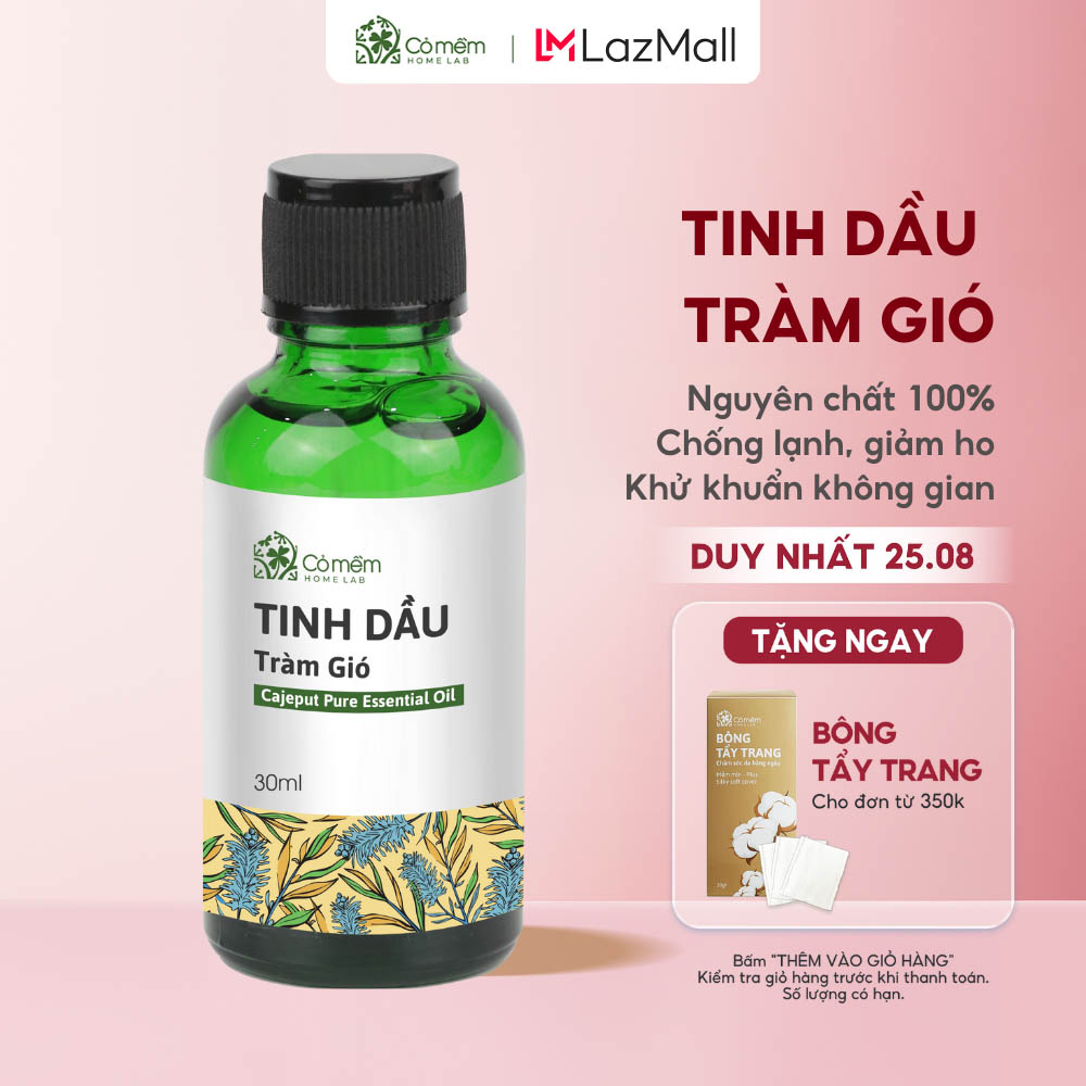 Tinh dầu tràm gió nguyên chất cỏ mềm