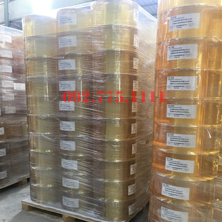 Cuộn nhựa 2mm x 200 PVC tiêu chuẩn | Cuộn rèm tiêu chuẩn ngăn lạnh | Cuộn rèm chắn lạnh điều hòa