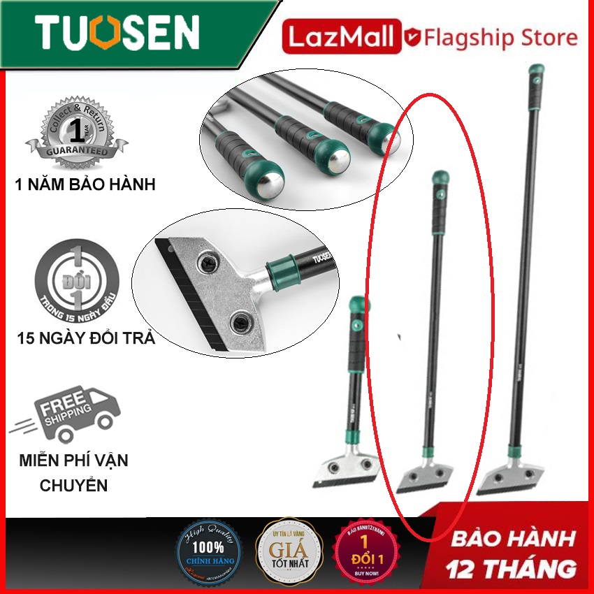 Sủi vệ sinh tường và mặt phẳng cán dài 60cm, sàn nhà, Dao cạo sàn, dao cạo sơn, cạo tường đa năng cán dài 60cm TUOSEN / Tuo Sen