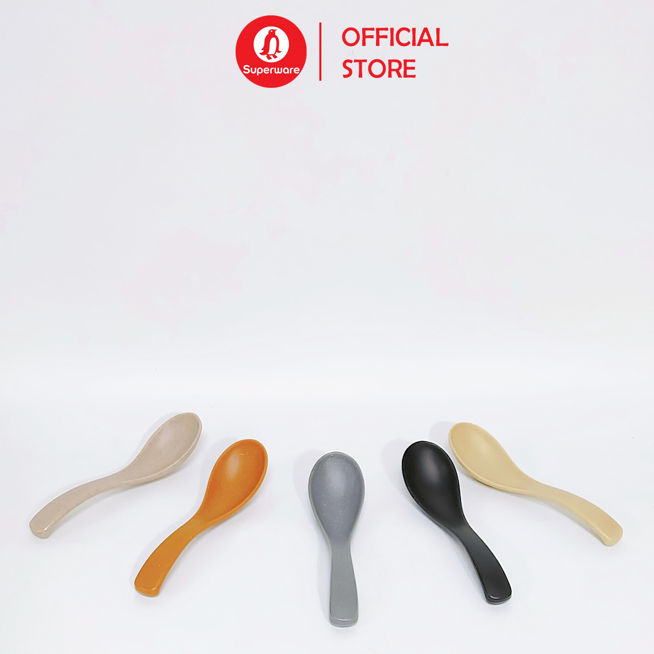 Thìa SUPERWARE Nhựa Phíp 100% melamine Nhám (Đủ màu)