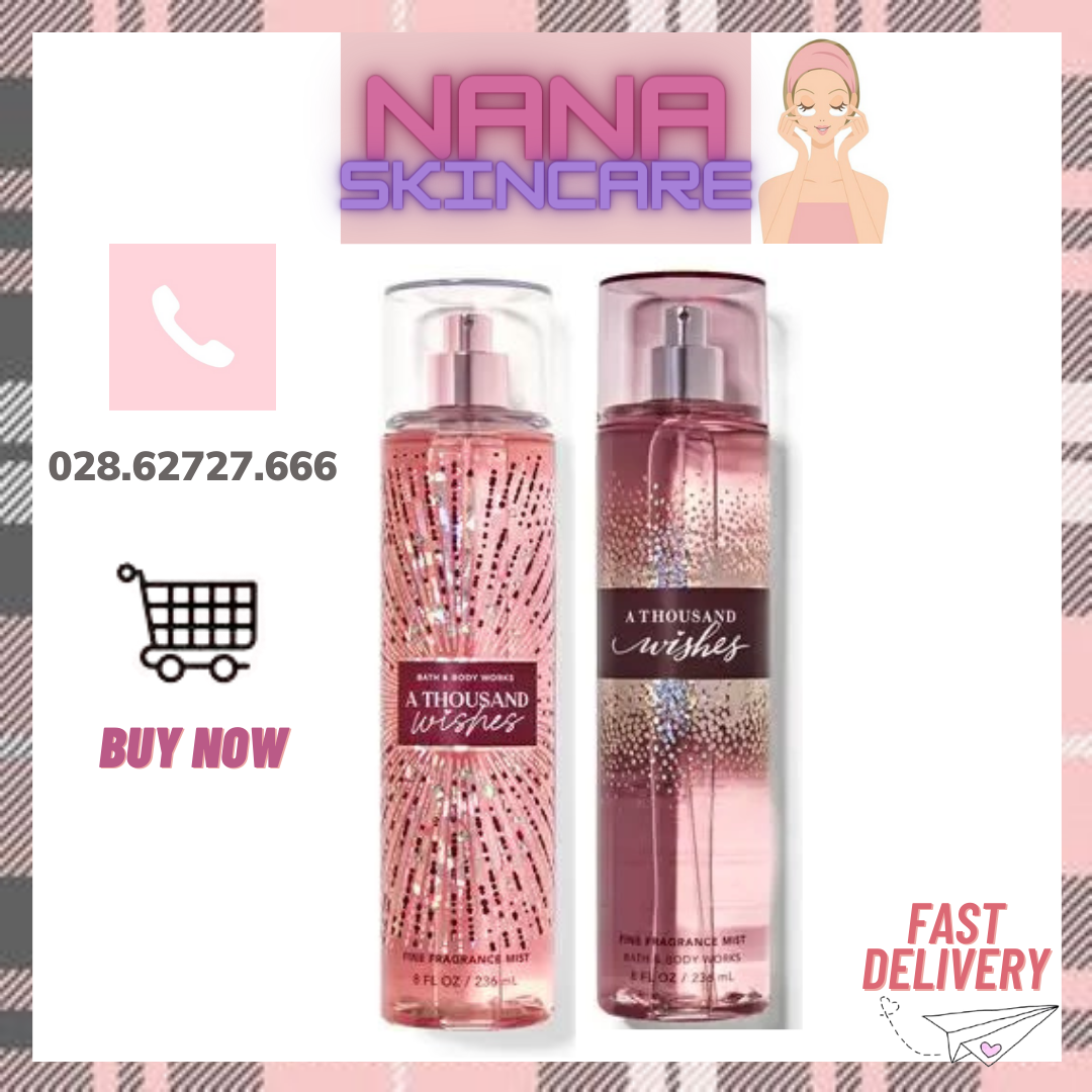 Xịt Toàn Thân Bath And Body Works - A Thousand Wishes Body Mist