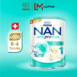 Sữa bột Nestle NAN OPTIPRO PLUS 1 400g với 5HMO Sữa Mát với đạm Optipro, 5HMO Hỗ Trợ Tiêu Hóa, Đề Kháng, Trí Não & Phát Triển Toàn Diện, Nhập Khẩu Thụy Sĩ