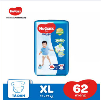 Tã dán Huggies tràm trà tự nhiên size XL62