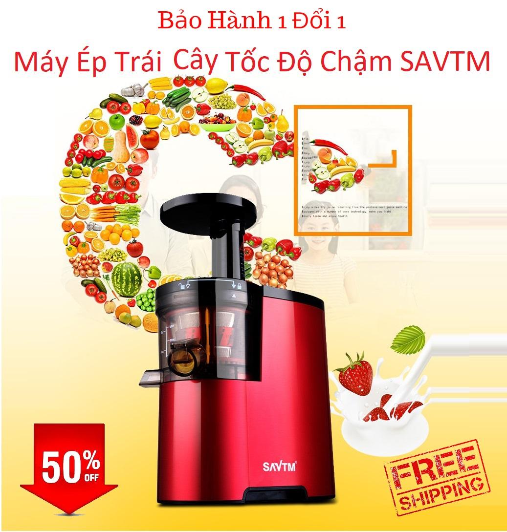 Máy Ép Trái Cây Máy Ép Chậm Hoa Quả Giá Rẻ Loại Tốt SAVTM Nhập Khẩu Cao Cấp, ÉP Và Xay Mọi Loại Trái Cây, BH 12 Tháng