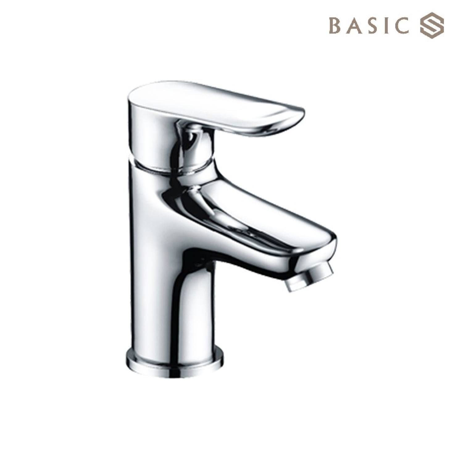 🌟 vòi lavabo nóng lạnh basic bw 602v đồng mạ 🍀
