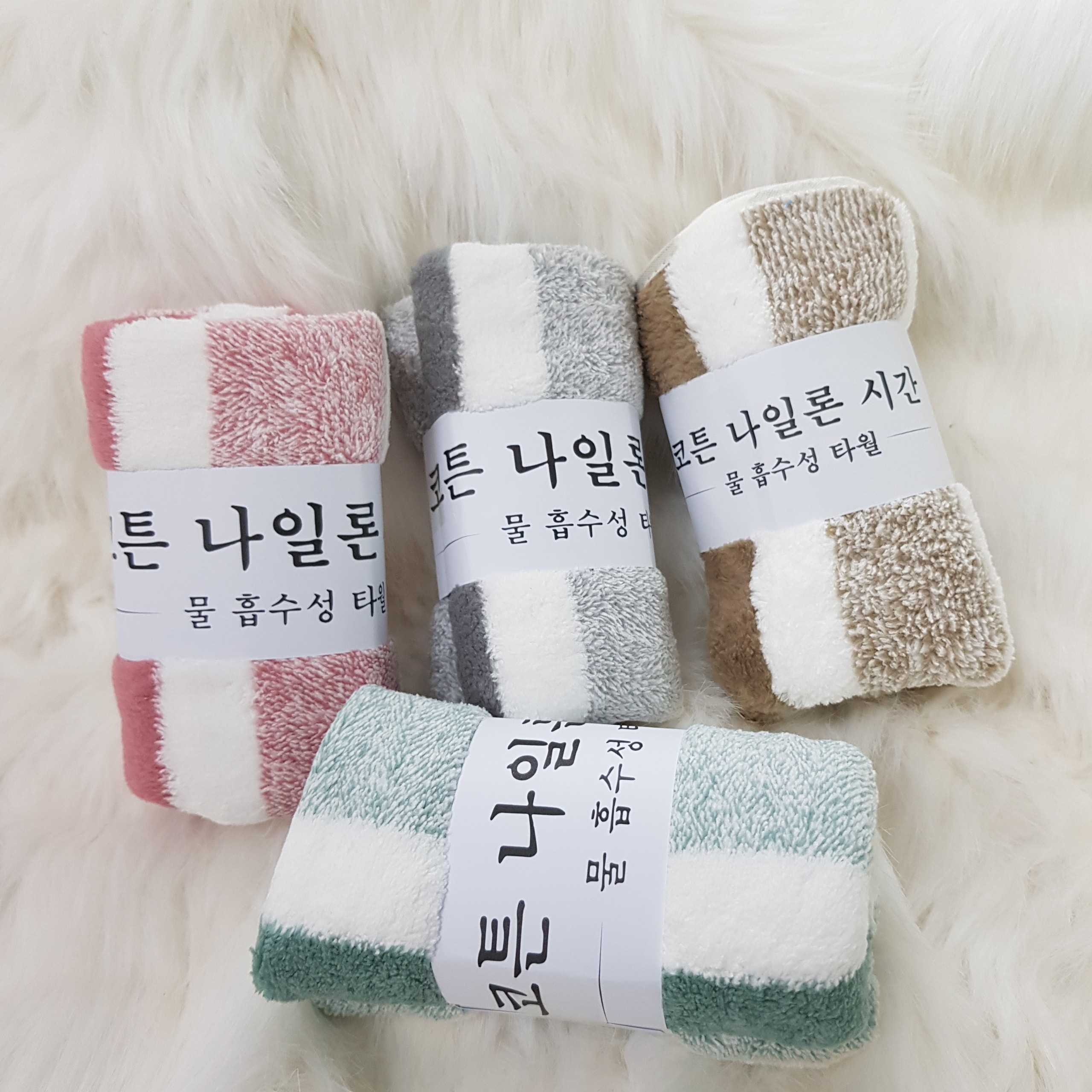 Khăn tắm lông cừu 35x75 - Siêu mềm mịn, siêu thấm nước