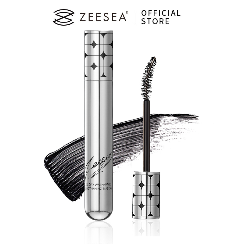 Zeesea Mascara Mascara không thấm nước bền lâu 36h Smudge-Proof kéo dài lông mi sợim mắt chống mồ hôi Đ điền quăn trang điểenLông mi dày, sợi cong, kéo dài.