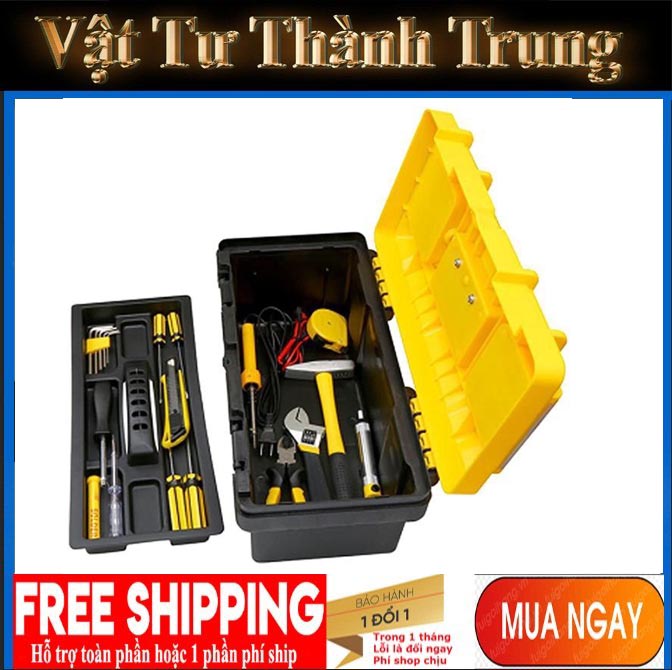 Hộp dụng cụ đựng đồ nghề đa năng cỡ nhỏ - 400x200x200mm- hộp đựng đồ câu cá