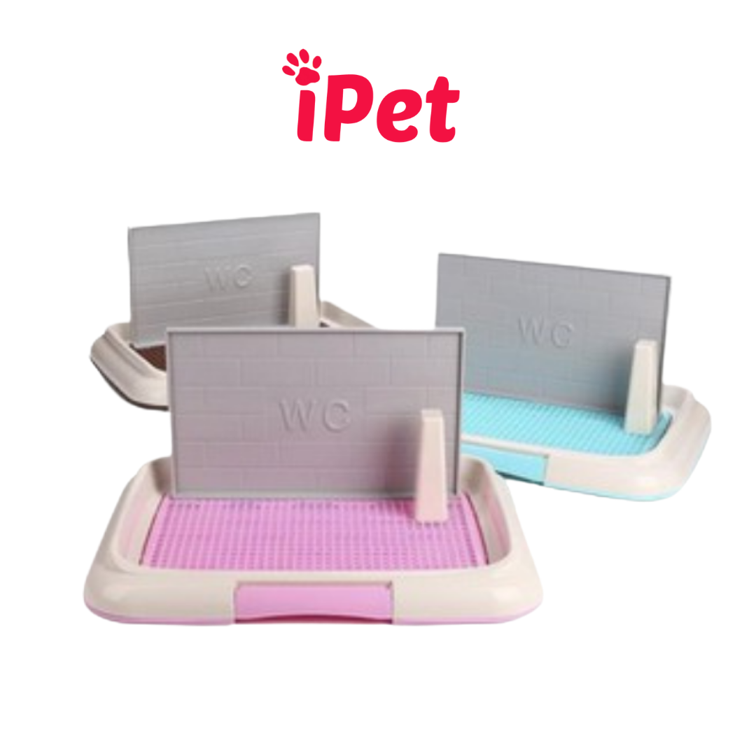 Khay vệ sinh cho chó có tường chắn size nhỏ - ipet shop